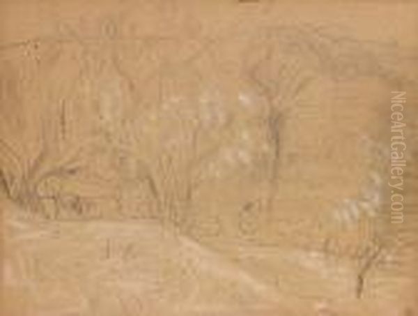 Paysage Oil Painting by Pierre Bonnard
