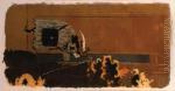 Dans La Rue (roger-marx 46, Bouvet 71) Oil Painting by Pierre Bonnard
