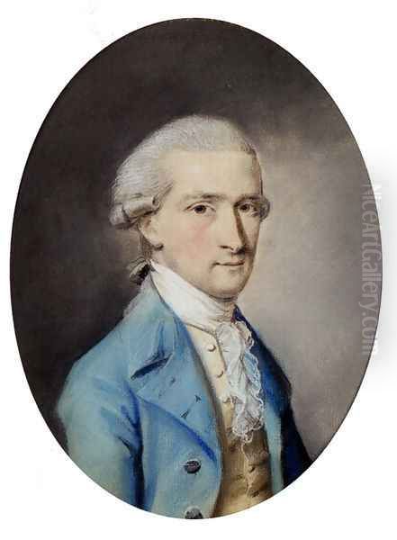 Portrait Of A Gentleman Oil Painting by Hugh Douglas Hamilton