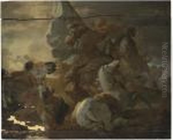 The Conversion Of Saint Paul Oil Painting by Sebastian Bourdon