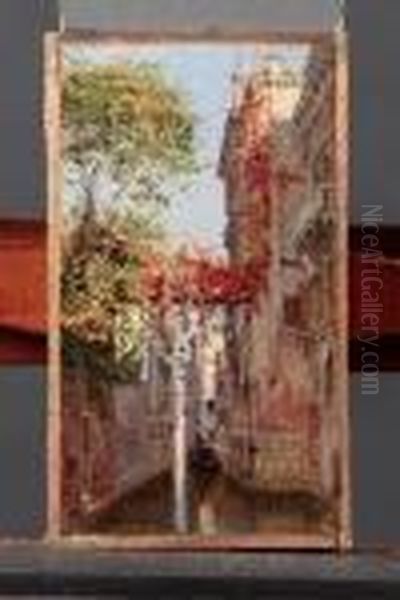 Canale Veneziano Oil Painting by Antonietta Brandeis