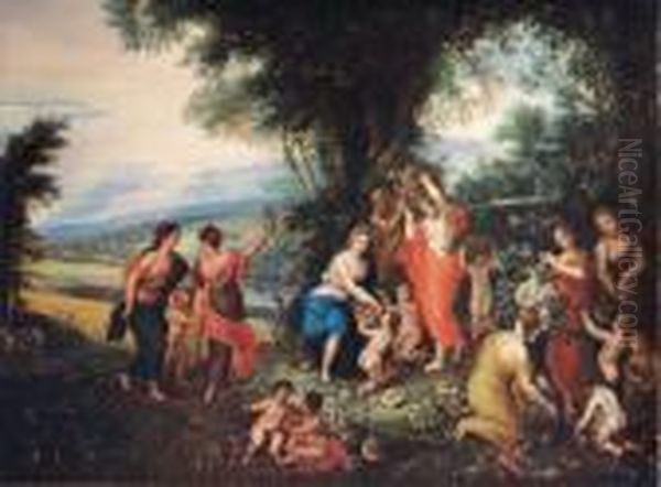 Allegoria Dell'estate Oil Painting by Jan Brueghel the Younger