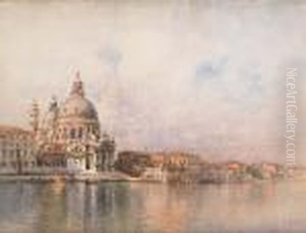 Venezia Oil Painting by Emanuele Brugnoli