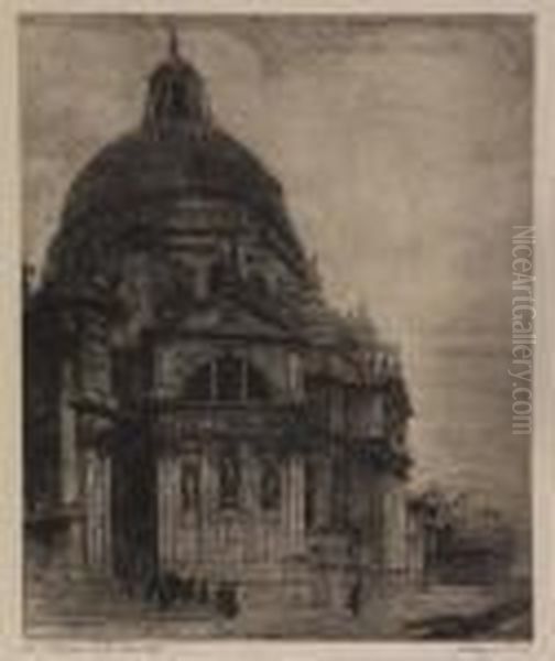 Chiesa Della Salute Oil Painting by Emanuele Brugnoli
