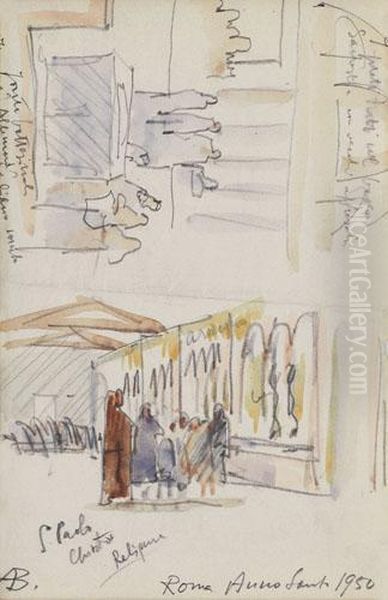 Studi Per Dipinti Oil Painting by Anselmo Bucci