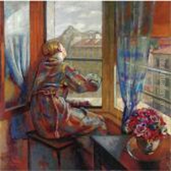 La Primavera Oil Painting by Anselmo Bucci