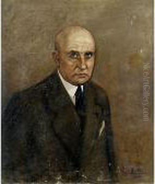 Ritratto D'uomo Oil Painting by Anselmo Bucci