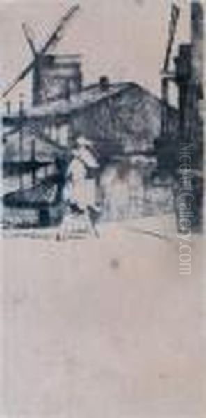 Dedicacee A Pepe Gilles, Signee Et Datee A. Bucci Aout 1913, Au Crayon Rouge Oil Painting by Anselmo Bucci