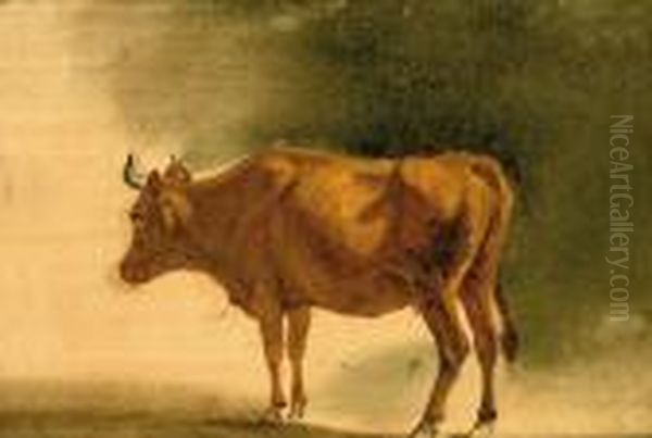 Ol/ktn Oil Painting by Heinrich Burkel