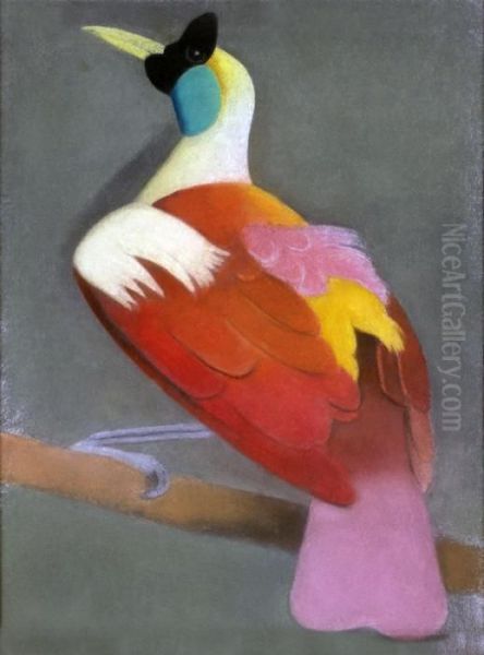 Paradisier Oil Painting by Simon Albert Bussy
