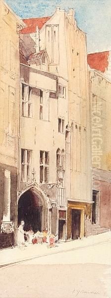 A Bit Of Old France Oil Painting by David Young Cameron