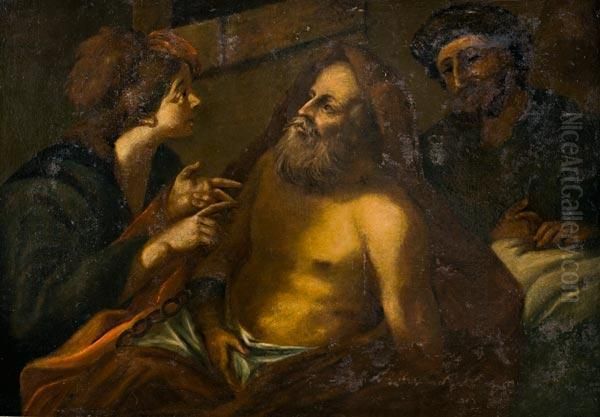 Giuseppe Interpreta I Sogni Ai Carcerati Oil Painting by Michelangelo Merisi Da Caravaggio