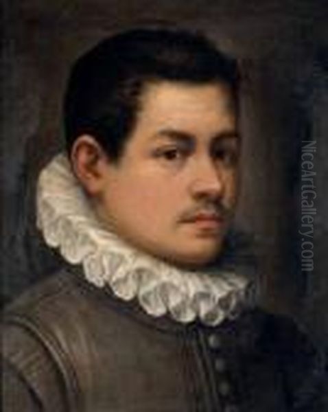 Autoritratto Oil Painting by Annibale Carracci