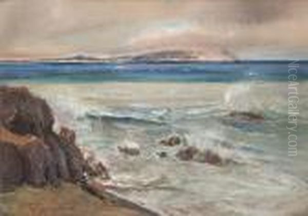 Ischia Oil Painting by Giuseppe Casciaro