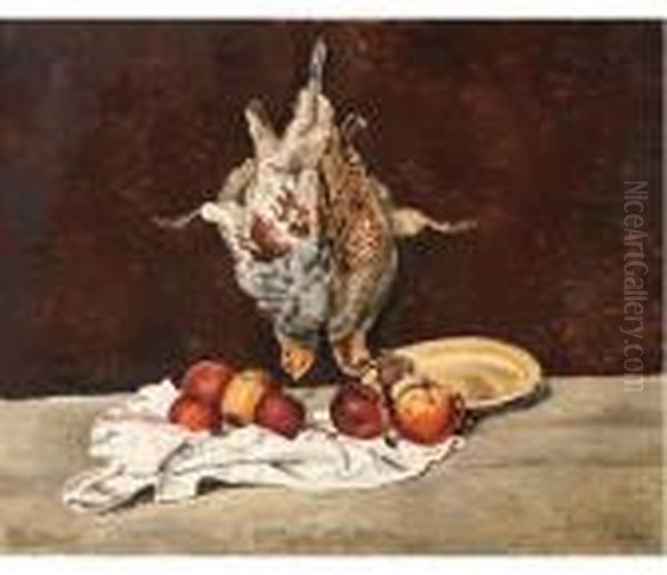 Nature Morte Au Gibier. Oil Painting by Edmond Ceria