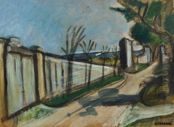 L'allee Oil Painting by Auguste Chabaud