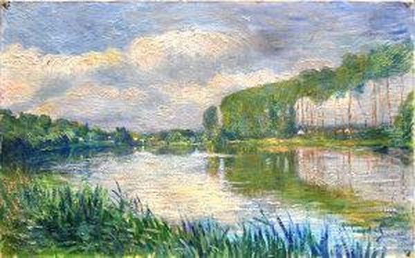 Rover Landscape Oil Painting by Auguste Chabaud