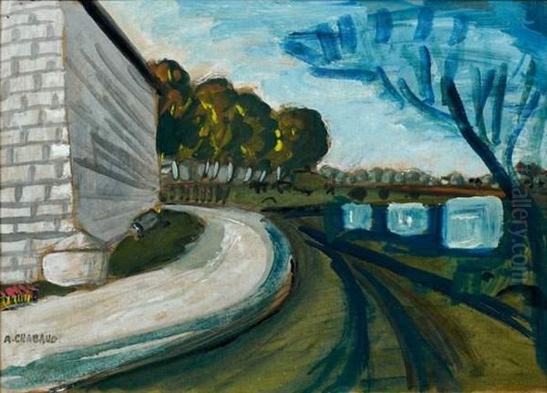 Le Tournant Oil Painting by Auguste Chabaud
