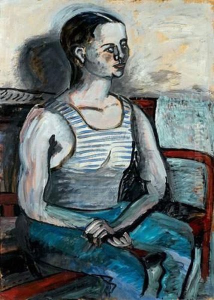 Le Marin Oil Painting by Auguste Chabaud