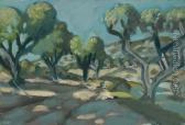 Paysage Du Midi Oil Painting by Auguste Chabaud