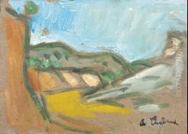 Le Ravin Oil Painting by Auguste Chabaud