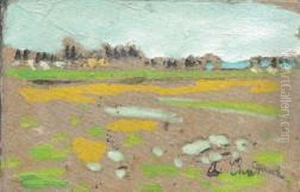 Paysage Oil Painting by Auguste Chabaud