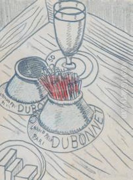 Nature Morte Aux Cendriers Oil Painting by Auguste Chabaud