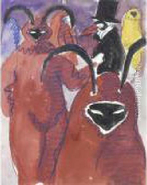 Le Manchot Oil Painting by Auguste Chabaud