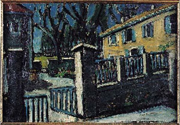 Le Portail Du Jardin Oil Painting by Auguste Chabaud