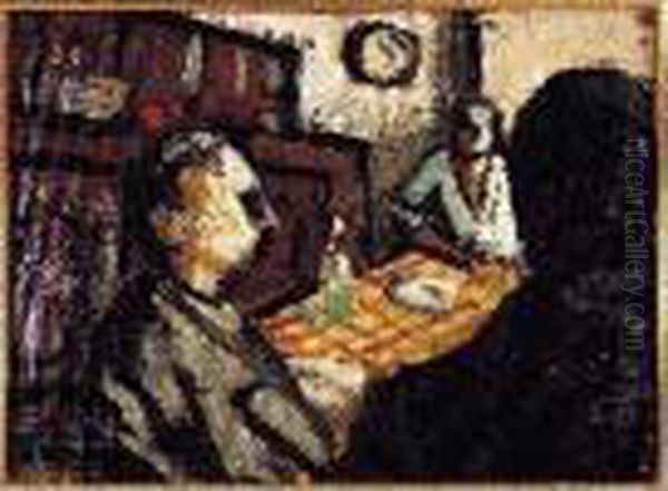 La Cuisine Du Peintre Oil Painting by Auguste Chabaud