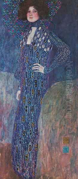 Emilie Floge 1902 Oil Painting by Gustav Klimt