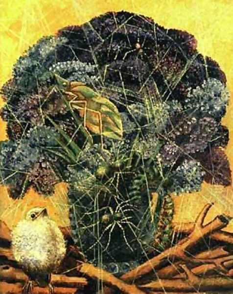 The Chick Oil Painting by Frida Kahlo