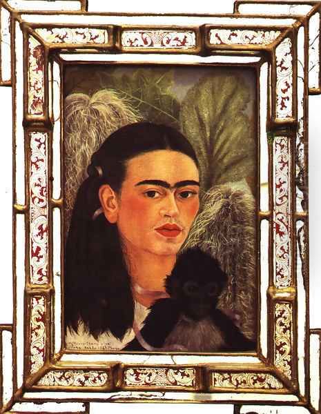 Fulang Chang And I 1937 Oil Painting by Frida Kahlo