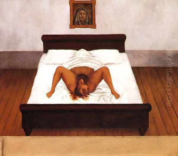 My Birth 1932 Oil Painting by Frida Kahlo