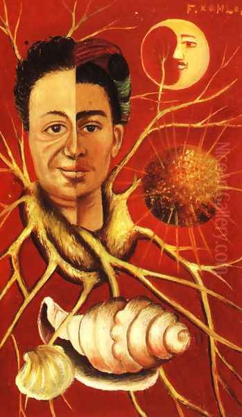 Diego and Frida Oil Painting by Frida Kahlo