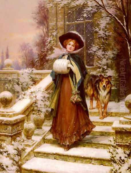 A Winter Rose Oil Painting by Sydney Kendrick