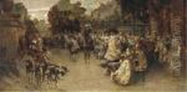 Don Quixote Oil Painting by Georges Jules Victor Clairin