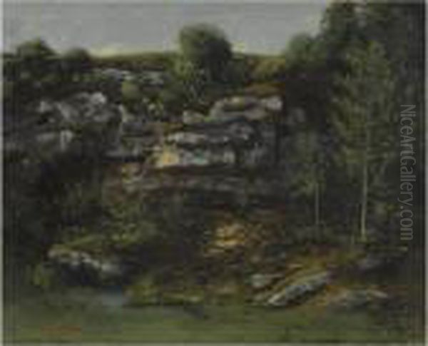 La Source Oil Painting by Gustave Courbet