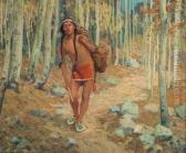 The Successful Hunter Oil Painting by Eanger Irving Couse