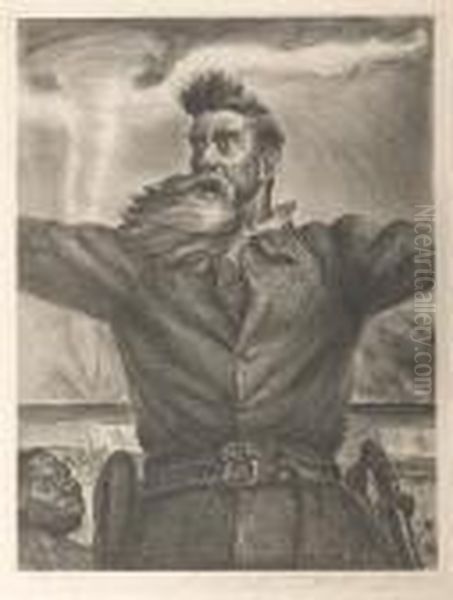 John Brown Oil Painting by John Steuart Curry