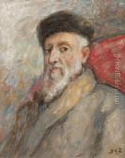 Portrait De Thadee Natanson Oil Painting by Georges dEspagnat