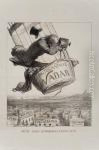 Untitled Oil Painting by Honore Daumier