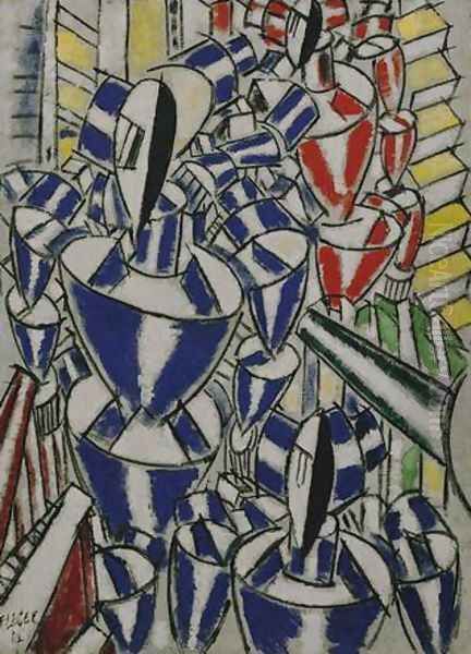 Exit the Ballets Russes Oil Painting by Fernand Leger