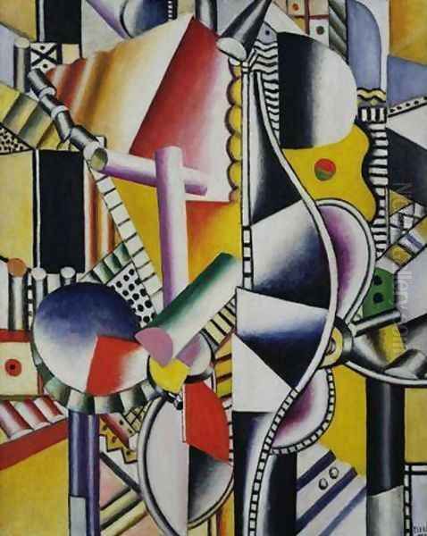 Propellers Oil Painting by Fernand Leger