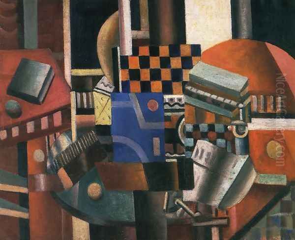 Still Life Oil Painting by Fernand Leger