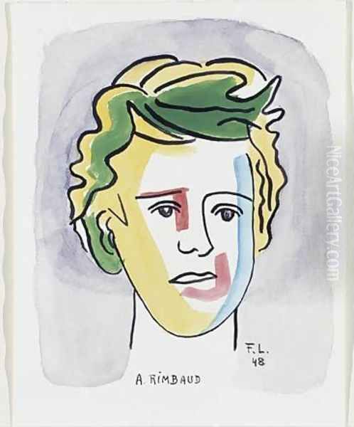 Rimbaud Oil Painting by Fernand Leger