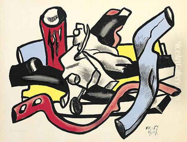Branches Oil Painting by Fernand Leger