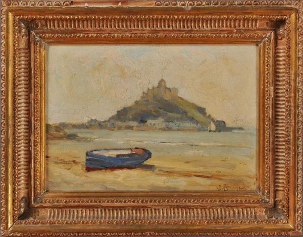 St. Michael's Mount, Cornwall Oil Painting by Alfred de Breanski