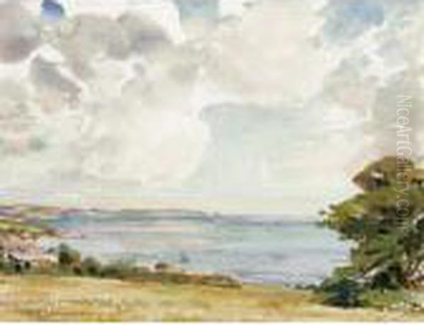 Sailing In The Bay Oil Painting by Wilfred Gabriel De Glehn