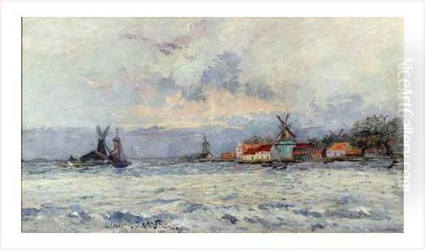 Hollande Oil Painting by Emmanuel De La Villeon
